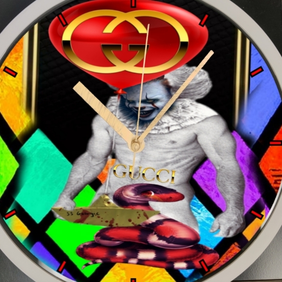 Halloween Horror clown led dance light clock - Picture 4 of 4
